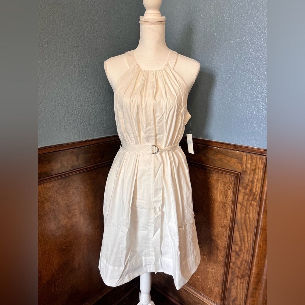 🆕 Donna Morgan Cream Belted Dress